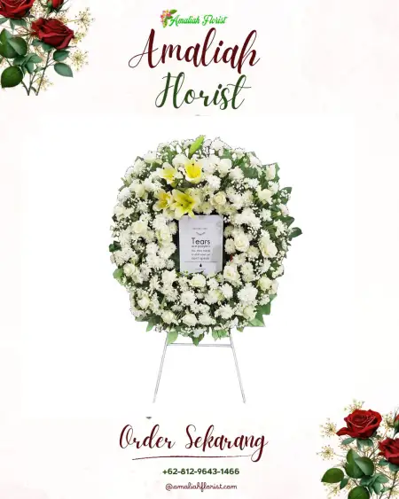 Krans Bunga Duka Leminggir